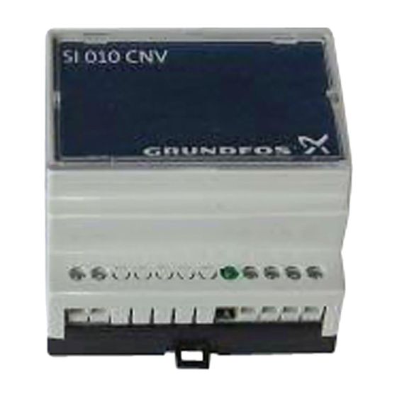 Grundfos Steuer- und Regelsystem Messumfomer SI010CNV 2x20mA IP20