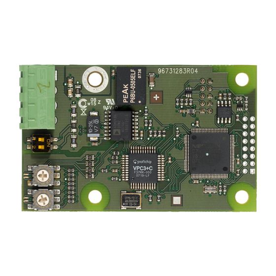 Grundfos Steuer- und Regelsystem CIM150 Profibus, Kommunikationsschnittstelle für PROFIBUS DP