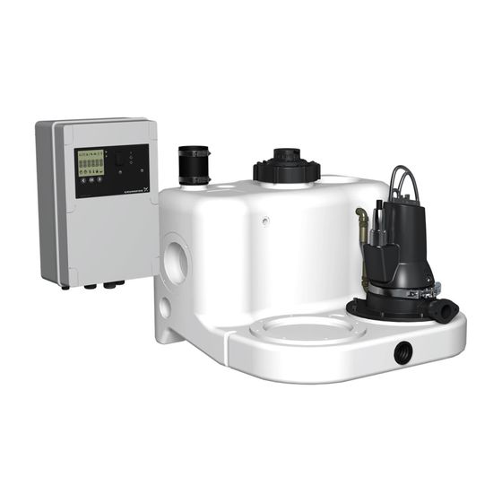 Grundfos Fäkalienhebeanlage Multilift MOG.26.3.2, 509x722x712mm 3x400V 2,6kW, 2870/min max. Förderhöhe 33,8m