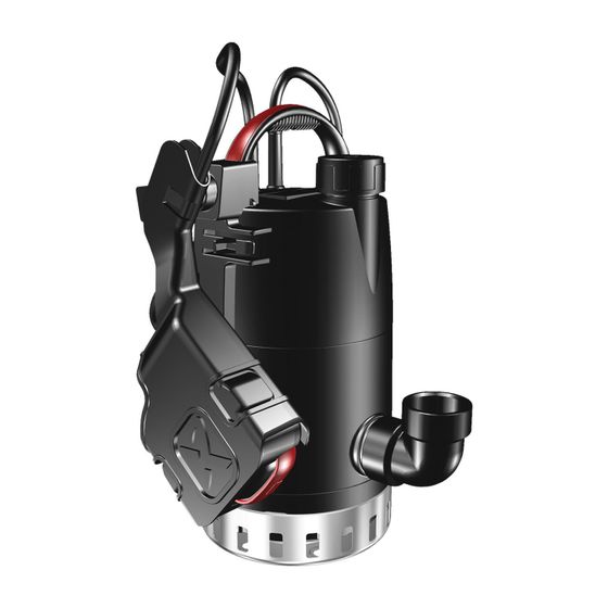 Grundfos Kellerentwässerungspumpe Unilift CC-5 A1CS, 0,11kW 1x230V, max. Förderhöhe 5m, mit 5m Kabel u. ext. Schwimmer