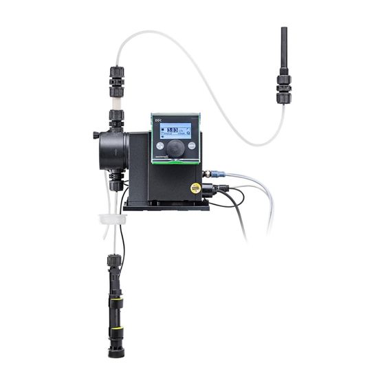 Grundfos Digitale Dosierpumpe DDC 6-10 AR-PP/E/C 22W, max. Betriebsdruck 10 bar max. Volumenstrom 6l/h, PB