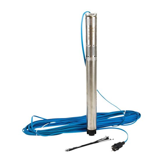 Grundfos Unterwasserpumpe Basispaket SQ2-55, 0,7kW Volumenstrom 2m3/h mit 30m Kabel