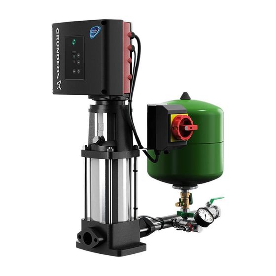 Grundfos Druckerhöhungsanlage Hydro Solo-E CRE 10-3, 1200x440mm 2,2kW 10 bar max. Förderh. 44m max. Volumenstrom 15m3/h