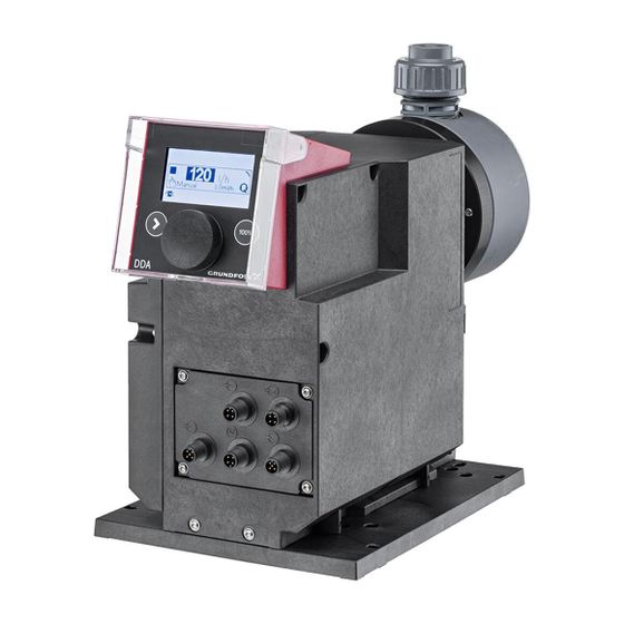 Grundfos Digitale Dosierpumpe DDA 200-4 AR-PVC/T/C-F-31U3U3FG 62W, max. Betriebsdruck 4 bar max. Volumenstrom 200l/h, PVC