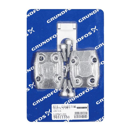 Grundfos Kupplung komplett für CR(I/N)10/15/20, D28/D16, 96511350