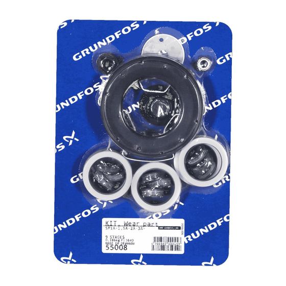 Grundfos Verschleißteile für SP1A/5A, 9 Stufen, 55008