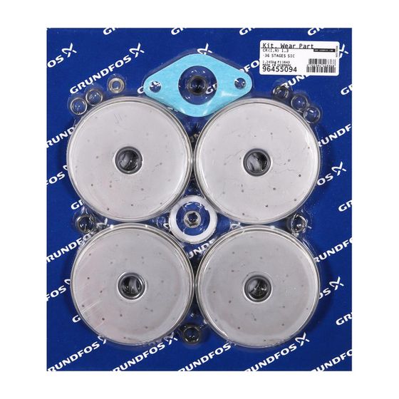 Grundfos Verschleißteile für CR(I/N)1s/1/3, 36 Stufen, SiC, 96455094