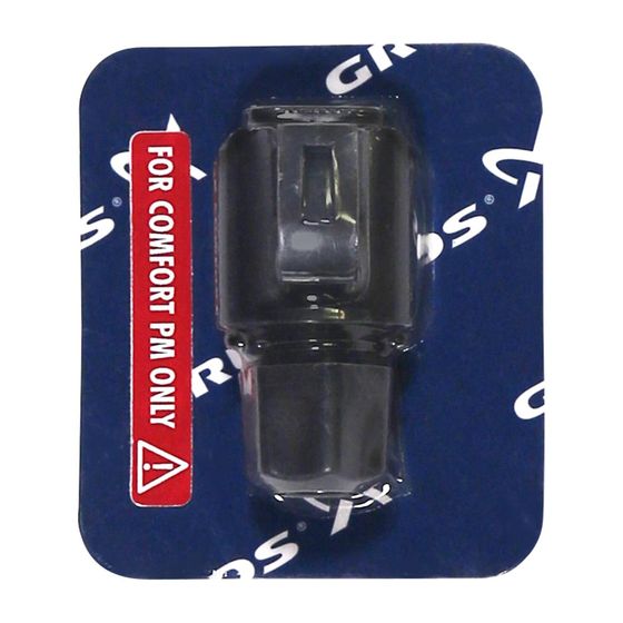 Grundfos Ersatzstecker-Kit Comfort PM für Zirkulationspumpe, komplett, 98685259