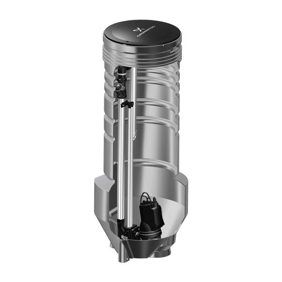 GRUNDFOS Abwasserpumpstation PS.R.08.25.S.GC.PE50.S.AP12