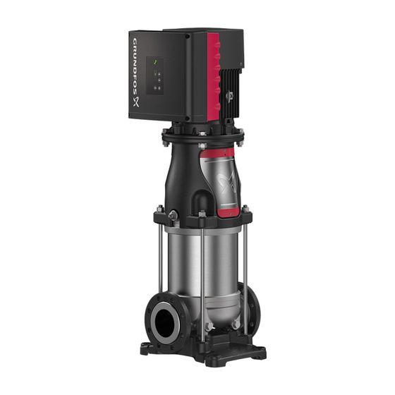 Grundfos Vertikale Kreiselpumpe CRNE 95-1-1 A-F-A-E-HQQE, 380-500V max. 16 bar max. Förderh. 36,4m Volumenstr. 114m3/h