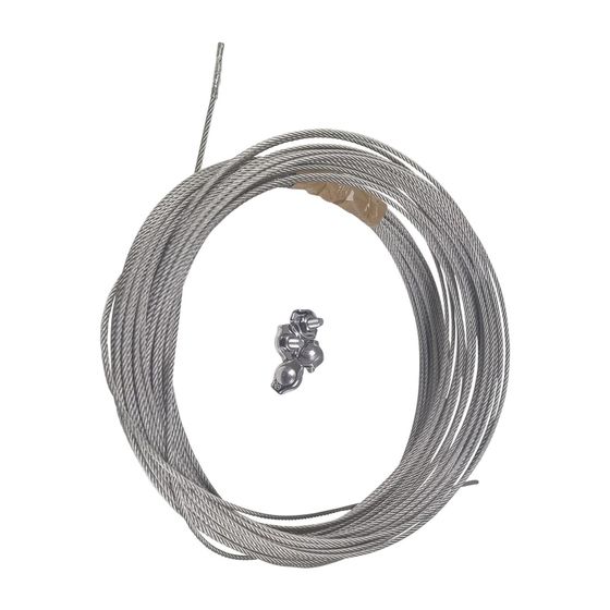 Grundfos Niroseilsatz 10m D 5mm mit 4 Bügelklemmen, Zubehör für Unterwasserpumpen SP1A-SP14