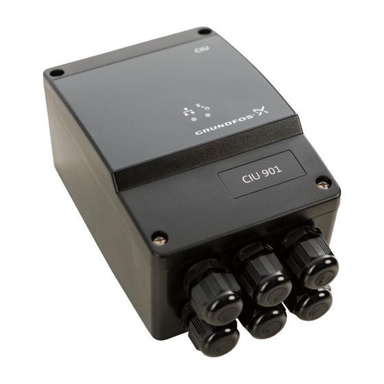 Grundfos Steuer- und Regelsystem CIU 901 Ein-/Ausgänge, Kommunikationsschnittstelle