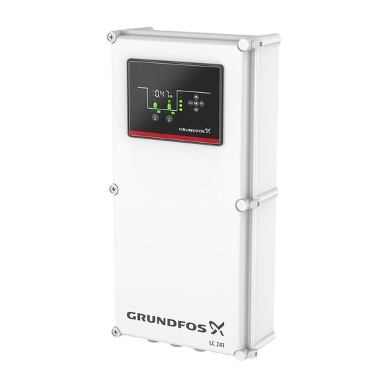 Grundfos Steuer- und Regelsystem LC 241 2x 5,7-12 DOL, 560x280mm 1x230V IP54 ohne Netzschalter, Kunststoff