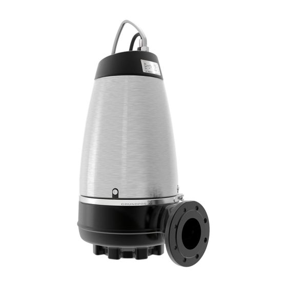 Grundfos Schmutzwasserpumpe Einkanallaufrad SE1.50.65.22.2.50D.B, 2,2kW 6 bar, bis 50mm max. Förderhöhe 17,2m