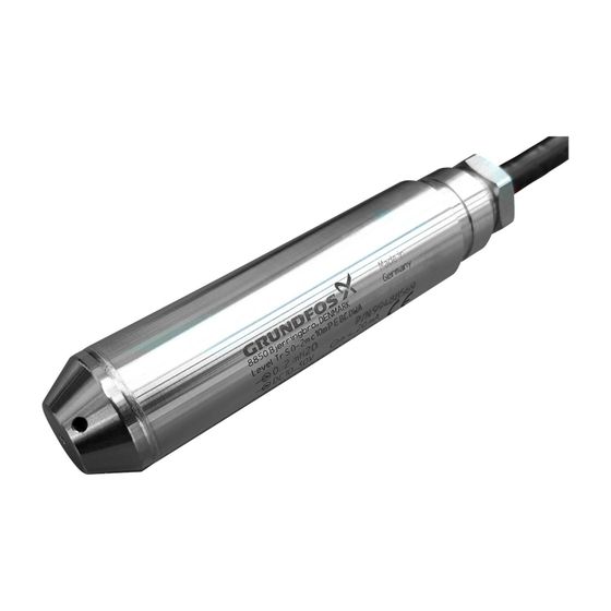 Grundfos Unterwassersensor Level transmitter S 0-5m c50m P E BC DWA, IP68 Messbereich 0-5m, Kabel 50m