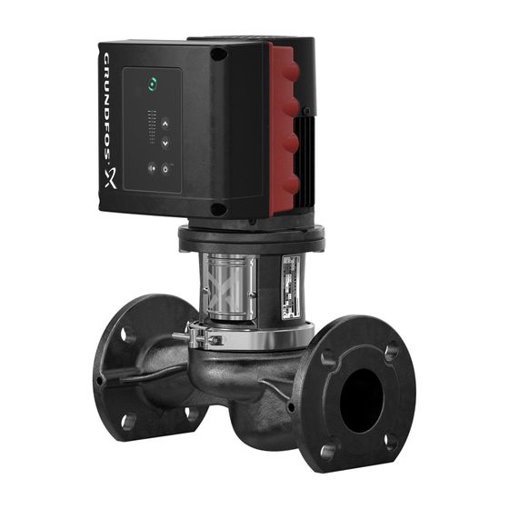 Grundfos Trockenläuferpumpe elektronisch geregelt TPE2 50-120 N-A-F-A-BQQE-EYB, 3x380-500V 1,35-1,3A 10 bar 12m 36m3/h
