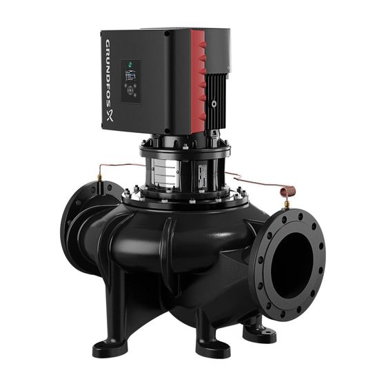 GRUNDFOS Elektronisch geregelte Trockenläuferpumpe TPE200-50/4-S-A-F-A-BQQE PN16 3x400V