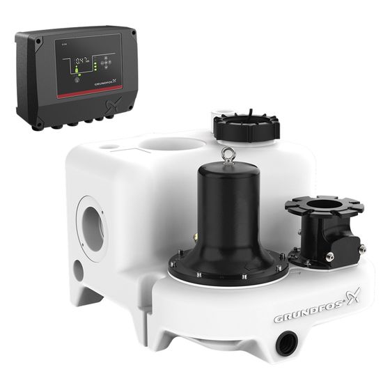Grundfos Fäkalienhebeanlage Multilift M.15.3.4, 509x740x580mm 3x400V 1,7kW, 1420/min max. Förderhöhe 9,4m