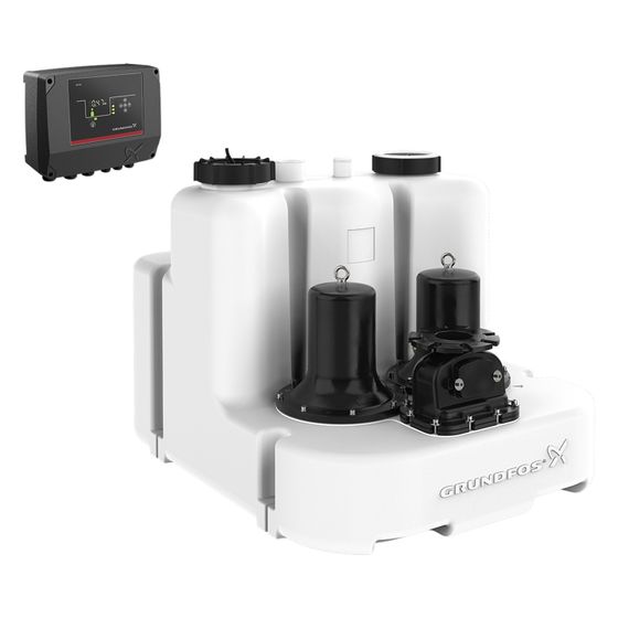 Grundfos Fäkalienhebeanlage Multilift MLD.32.3.2, 760x1002x800mm 3x400V 3,4kW, 2890/min max. Förderhöhe 18,5m