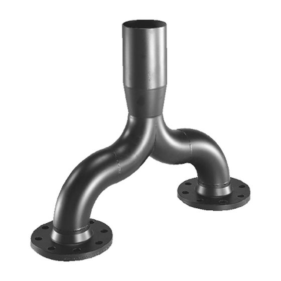 GRUNDFOS Zubehör für Hebeanlagen Vereinigungsrohr 2xDN100 PN10 1x150mm
