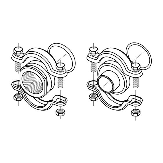 Grundfos Clamp-Kupplung komplett EPDM, Verbindung 89/Rp 2