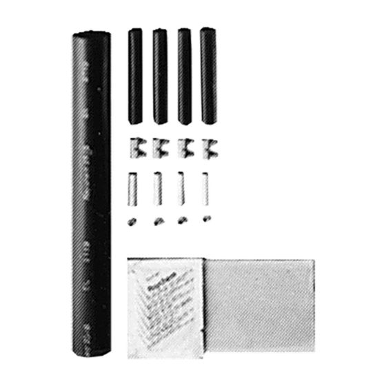 Grundfos Schrumpfmuffe KM für 4x1,5-4/3x1,5-6mm2, Zubehör für Motorkabel, Eintauchkabel