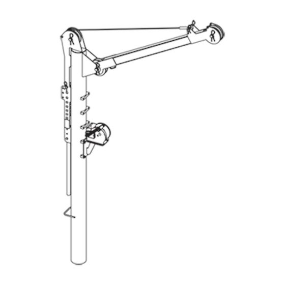Grundfos Kran mit Winde 12AF, 500kg, Zubehör für Schmutz- / Abwasserpumpe