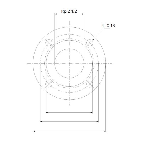 Grundfos Gewindeflansch DN 65xRp 2 1/2
