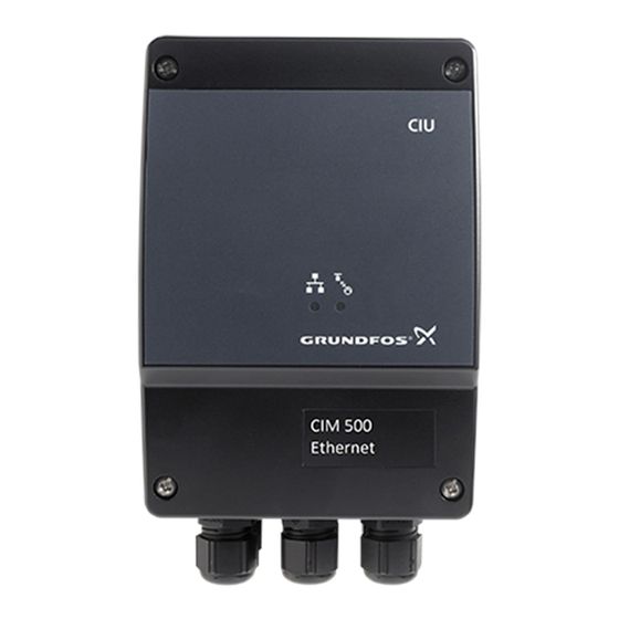 GRUNDFOS Steuer- und Regelsystem CIU 501 Ethernet-Modul + Ein-/Ausgänge