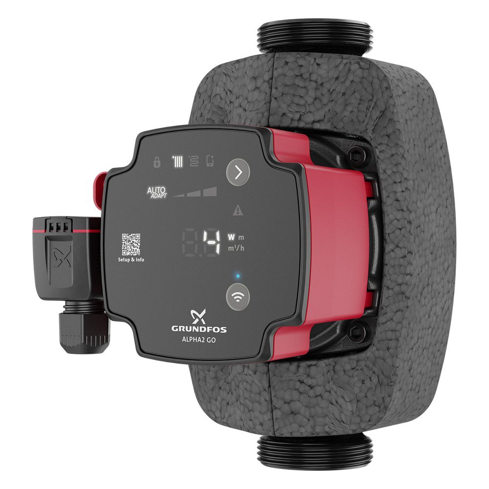 Grundfos Hocheffizienz Umwälzpumpe ALPHA2 GO 25-40 180mm, 220-240V 9H 1 1/2" max. Fö... GRUNDFOS-93074249 5715467404869 (Abb. 5)