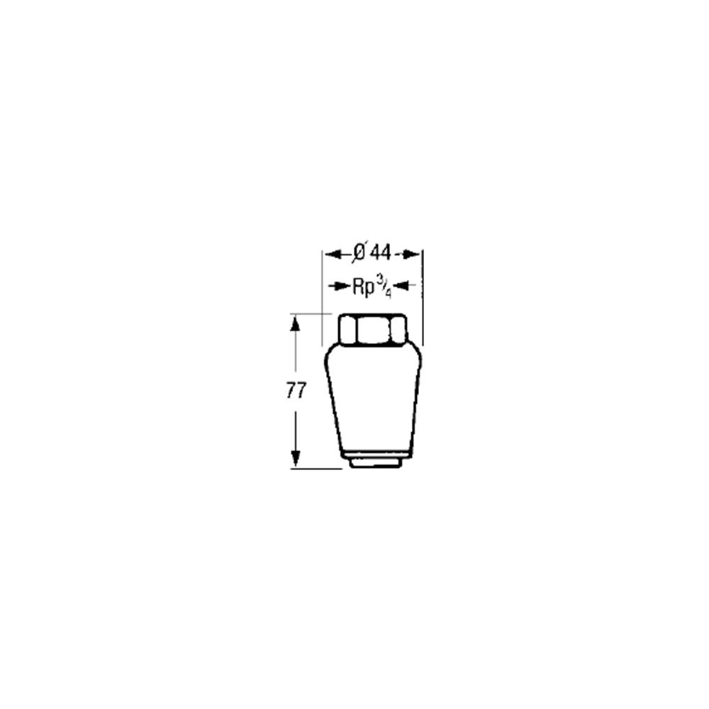 Grundfos Belüftungsventil MVBV R 1 1/4 16 bar BZ, Zubehör für Unterwasserpumpen... GRUNDFOS-91040082 5700392362445 (Abb. 3)