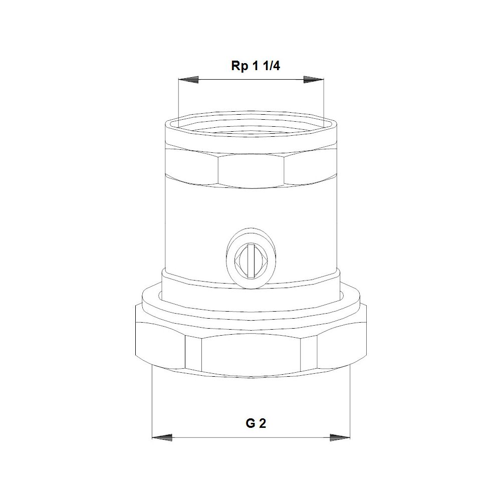 Grundfos Kugelventilsatz mit ÜM G 2"xRp 1 1/4", Zubehör für Umwälzpumpen... GRUNDFOS-505539 5700390830205 (Abb. 3)
