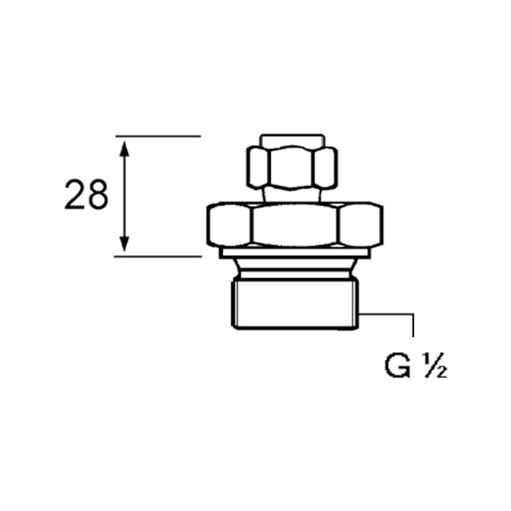 Grundfos Schneidringbuchse G 1/2", Zubehör für Temperatursensor... GRUNDFOS-96430203 5700392947161 (Abb. 3)