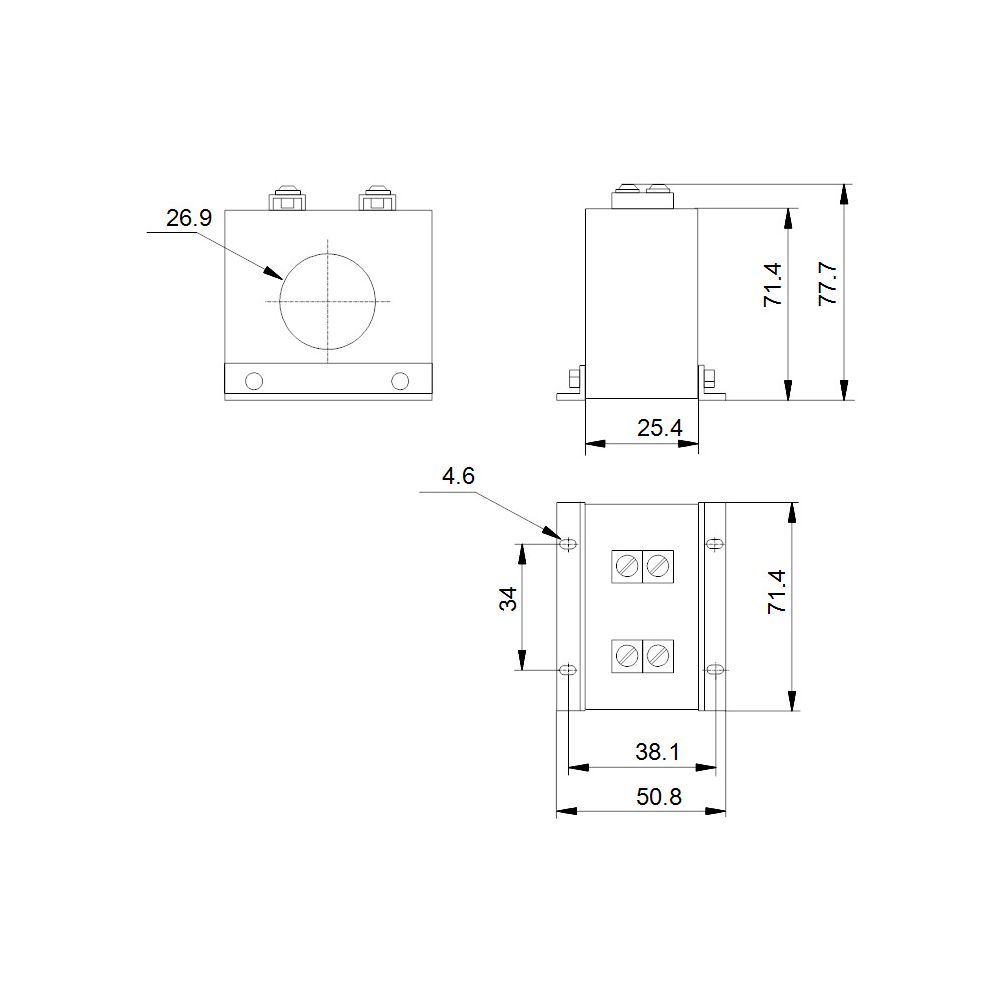 Grundfos Stromwandlersatz MP204 200A, 3 Stück, 96095281... GRUNDFOS-96095281 5700830558621 (Abb. 3)