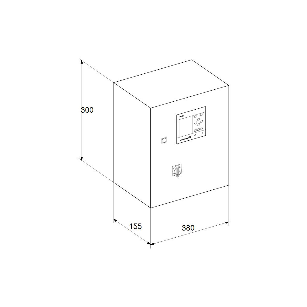 Grundfos Steuer- und Regelsystem Control MPC Serie2000-4P, 1x230V IP54... GRUNDFOS-96781414 5700310158501 (Abb. 3)