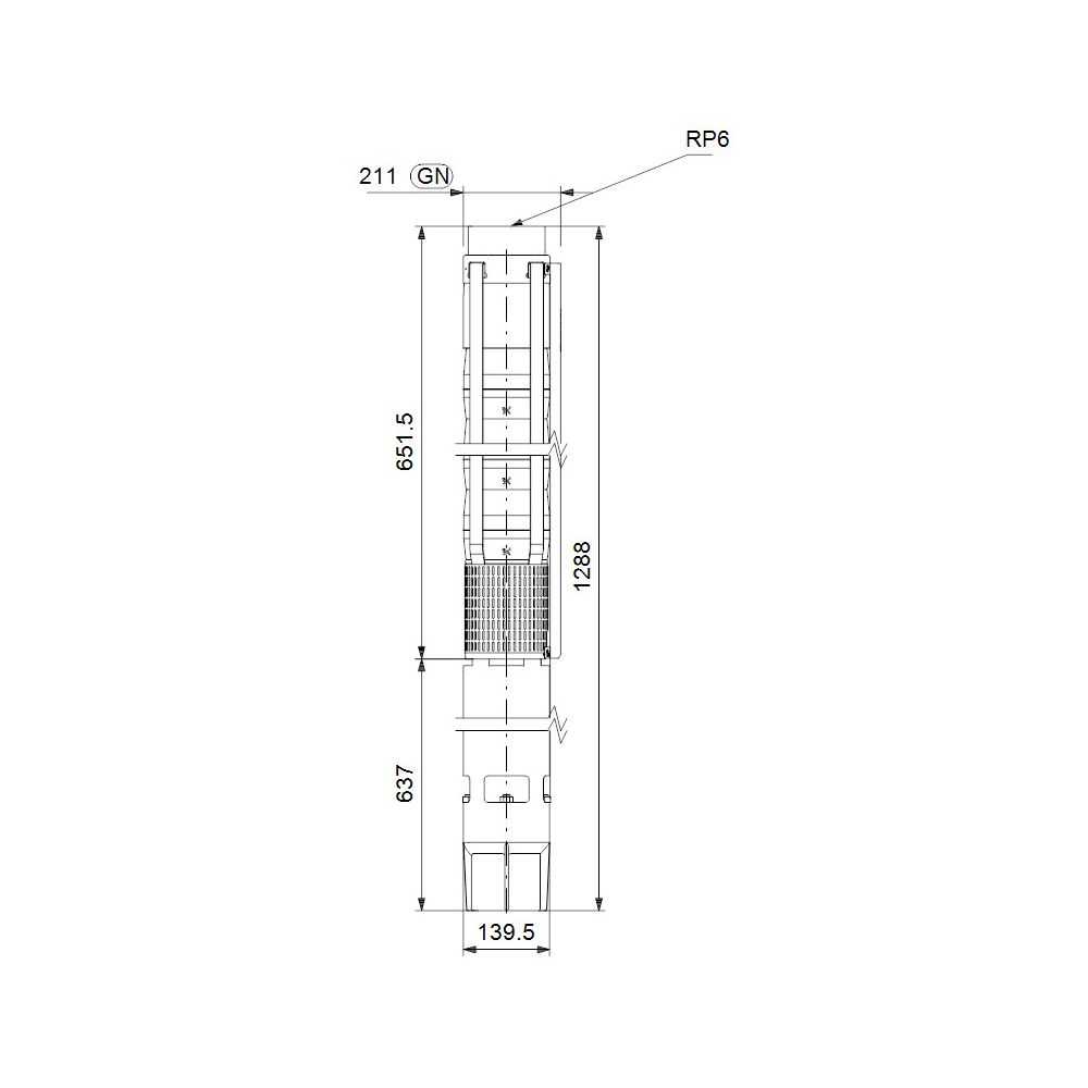 Grundfos Unterwasserpumpe SP160-3AA, 3x380-415V 30kW 60 bar, Volumenstrom 160m3/h, E... GRUNDFOS-200369B3 5700391178986 (Abb. 3)