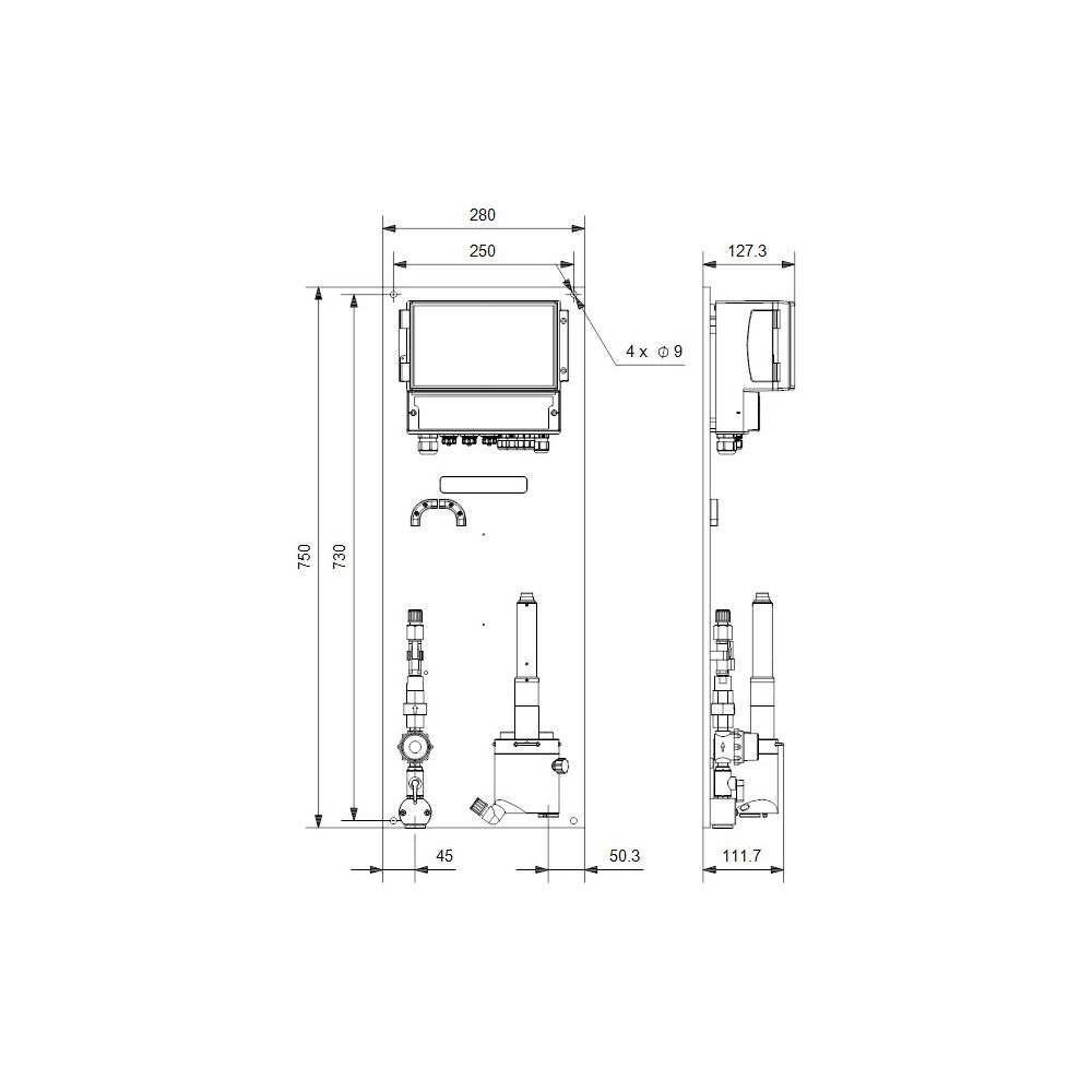 Grundfos Mess- und Regelsystem DID-3 BF3-, 99083725... GRUNDFOS-99083725 5712606447763 (Abb. 3)