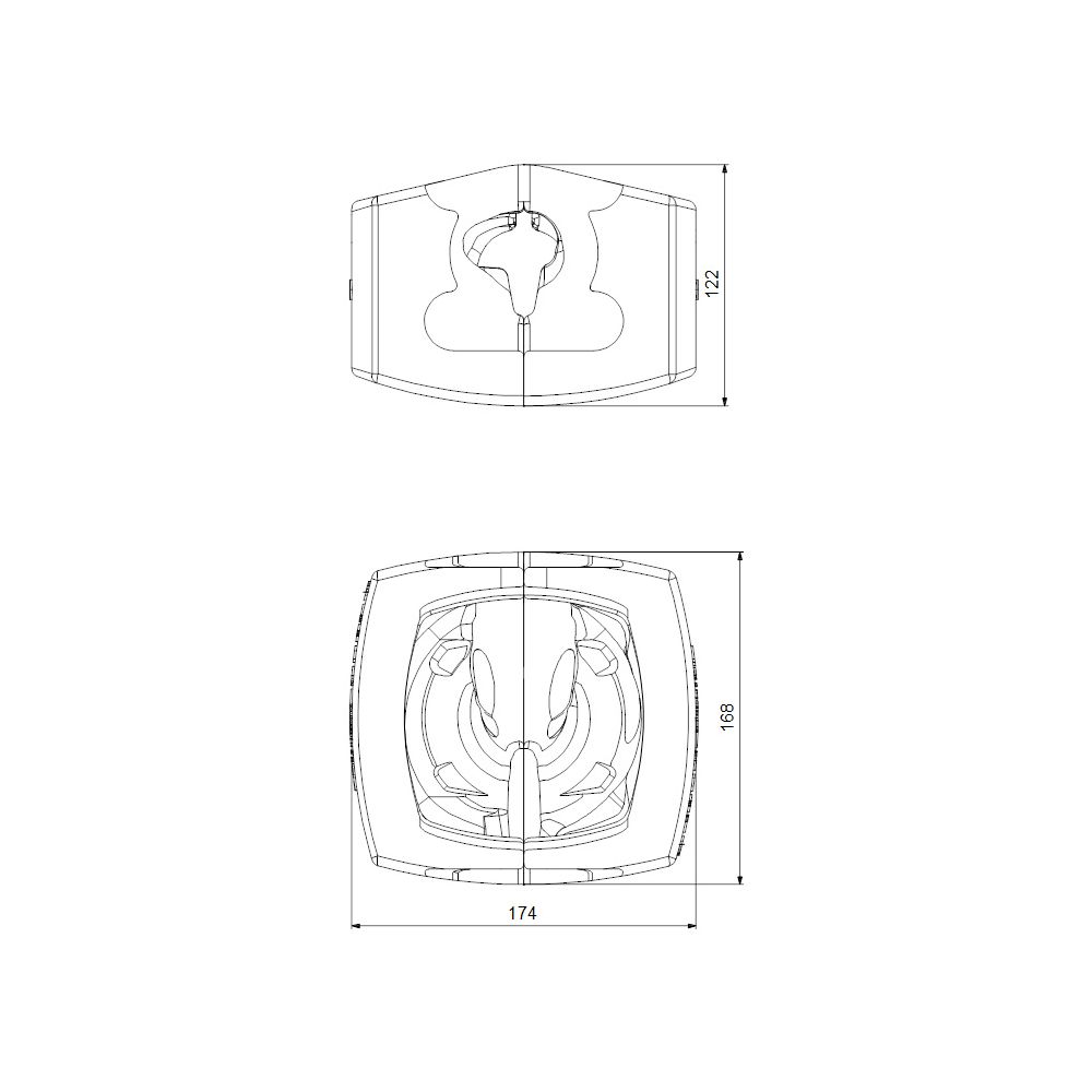 Grundfos Isolierungssatz, Zubehör für UPS 25/32/40-100... GRUNDFOS-95906653 5700312312024 (Abb. 3)