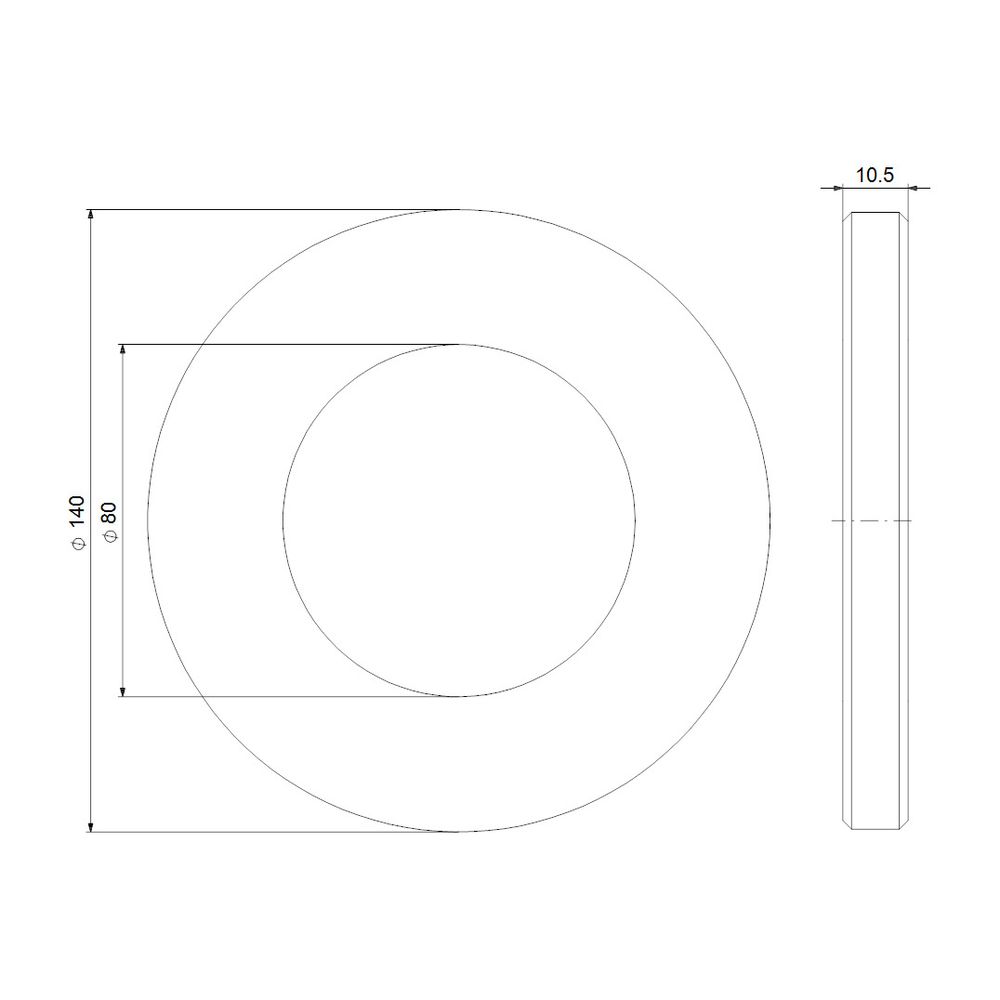 Grundfos Ausgleichsstücksatz DN 80/DN 80 25mm, Zubehör für Umwälzpumpen... GRUNDFOS-96545607 5700398399292 (Abb. 3)