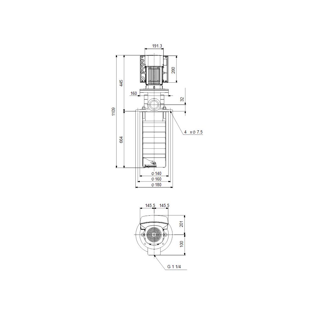 Grundfos Eintauchpumpe geregelt MTRE 8-13/13 A-W-A-HUUV, 3x380-500V 4kW 2931/min max... GRUNDFOS-99068830 5712606143306 (Abb. 3)