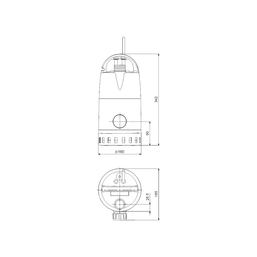 Grundfos Kellerentwässerungspumpe Unilift CC-9 M1, 0,47kW 1x230V, max. Förderhöhe 9m... GRUNDFOS-96280969 5700830761397 (Abb. 3)