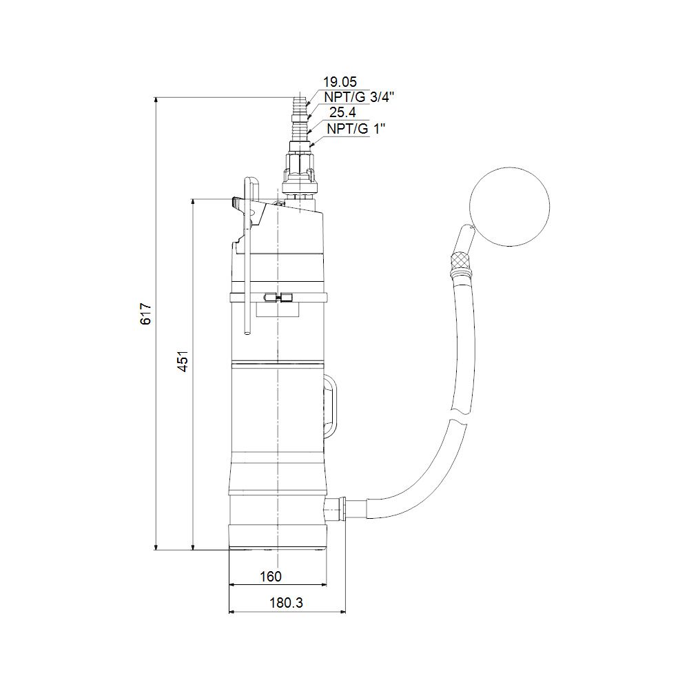 Grundfos Regenwassernutzungsanlage SB 3-45 AW, 230V 50Hz, max. Förderhöhe 45m max. V... GRUNDFOS-92712346 5715118519188 (Abb. 3)