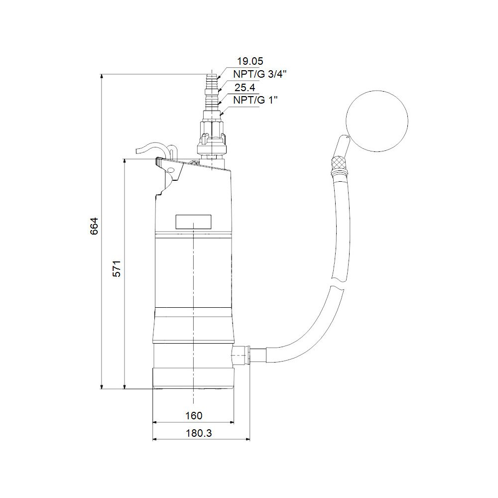 Grundfos Regenwassernutzungsanlage SBA 3-45 AW, 230V 50Hz, max. Förderhöhe 45m max. ... GRUNDFOS-92713101 5715118529606 (Abb. 3)