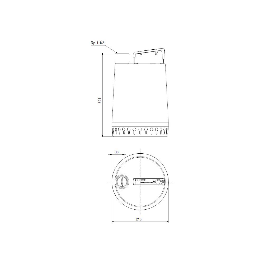Grundfos Kellerentwässerungspumpe Unilift AP12.40.08.1, 0,8kW 1x230V, max. Förderhöh... GRUNDFOS-96001873 5700390897246 (Abb. 3)