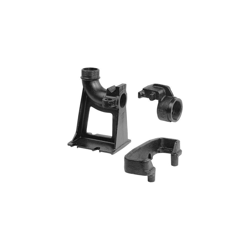 Grundfos Kupplungsfußkrümmer DN 50/DN 50 horizontal, Zubehör für Schmutz- und Abwass... GRUNDFOS-96000178 5708601065019 (Abb. 2)