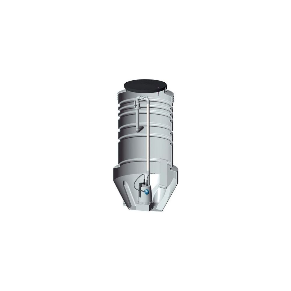 Grundfos Abwasserpumpstation PS.R.10.20.D.DC.SS40.H40.SEG.B, 2000x1020mm, Kunststoff... GRUNDFOS-99161785 5712607883669 (Abb. 2)