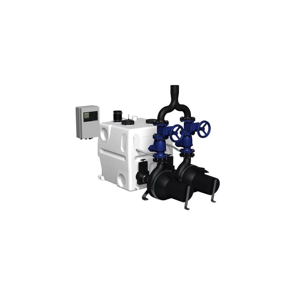 Grundfos Fäkalienhebeanlage Multilift MD1.80.80.75.4.51D/450.SL, 900x1908x900mm 3x40... GRUNDFOS-97577867 5700318991049 (Abb. 2)