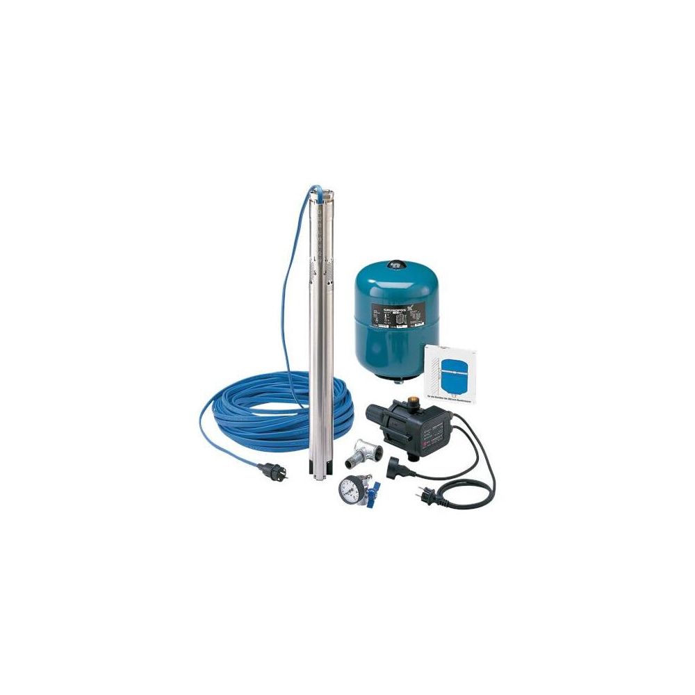 Grundfos Unterwasserpumpe Wasserversorgungspaket SQ3-40, 0,7kW Volumenstrom 3m3/h mi... GRUNDFOS-96160908 5700830271018 (Abb. 2)