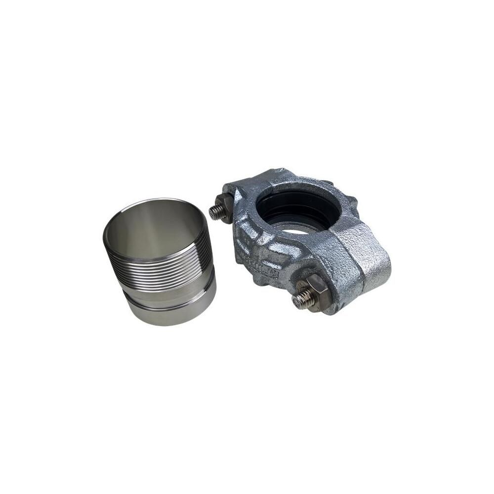 Grundfos PJE Victaulic-Kupplung R 2" FKM, komplett mit Gewinderohrstutzen, für vertika... GRUNDFOS-339918 5700391097065 (Abb. 2)