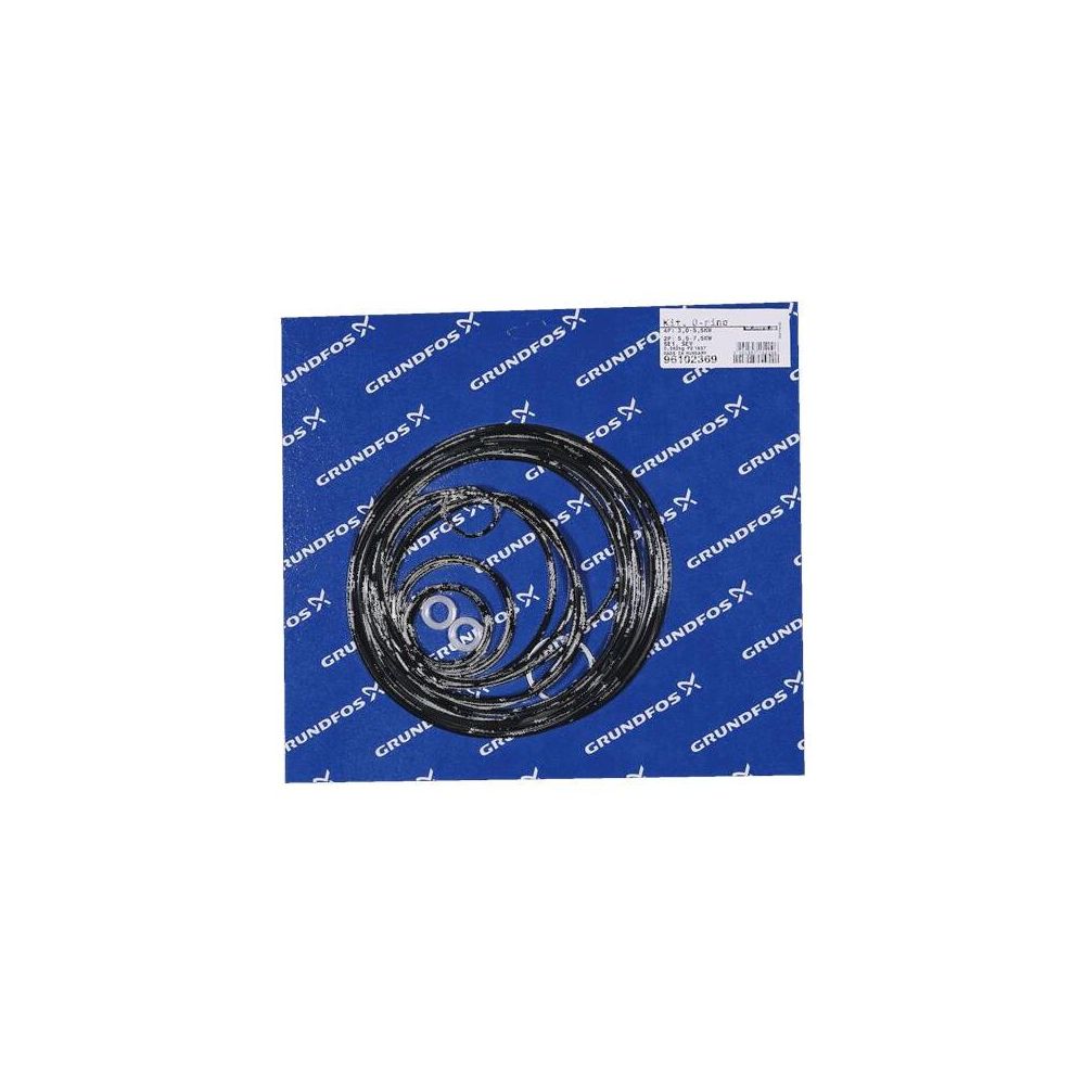 Grundfos O-Ringe Reparatursatz, 2-polig 7,5kW / 4-polig 5,5kW, 96102369... GRUNDFOS-96102369 5700397152096 (Abb. 2)